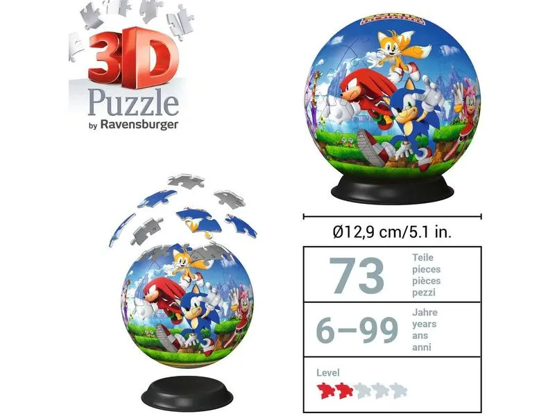 Ravensburger 3D Puzzle Ball: Sonic