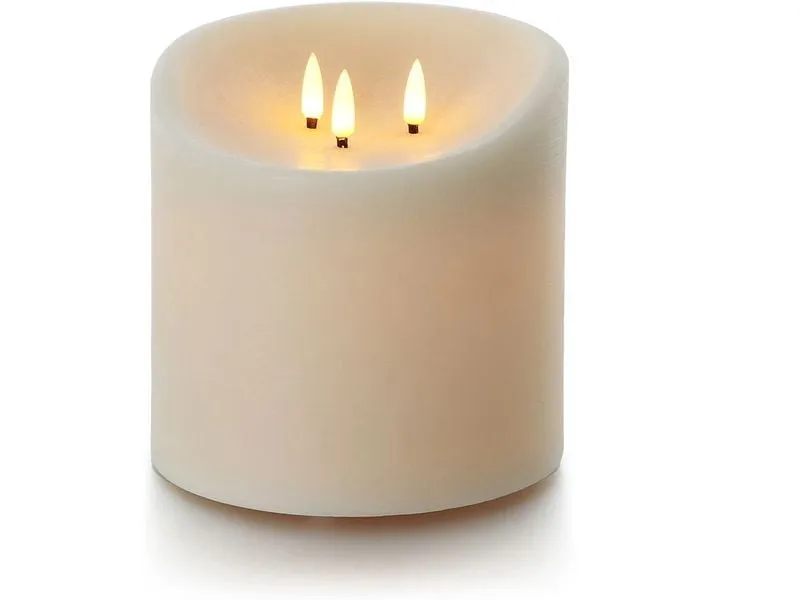 balthasar LED Outdoor Echtwachskerze, Creme balthasar LED Outdoor Echtwachskerze, Creme