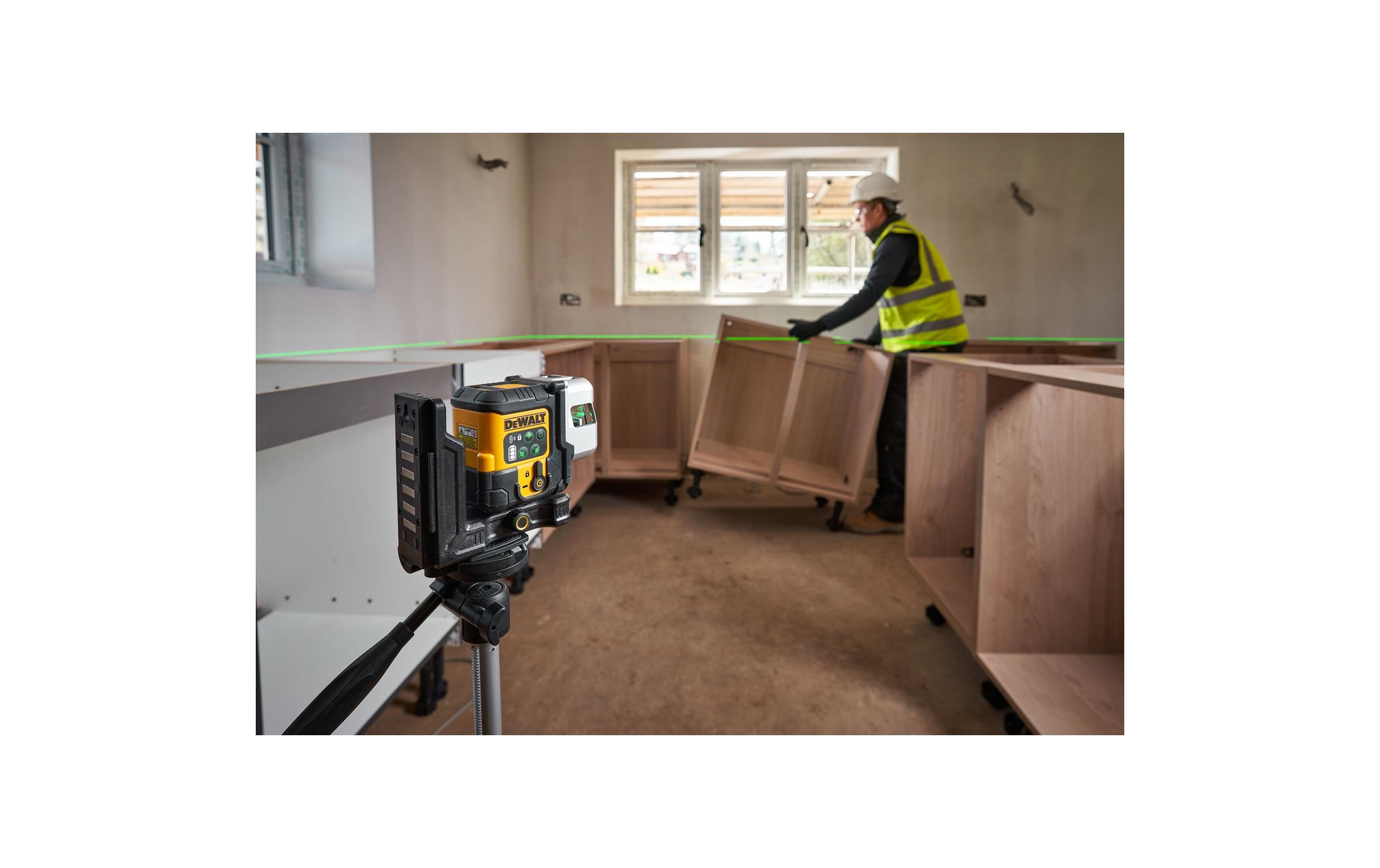 DEWALT Multilinienlaser mit integriertem Akku 30 m