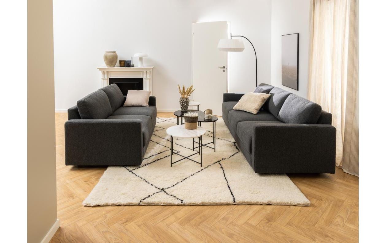 AC Design Couchtisch Avila Weiss, Ø 42 x 45 cm