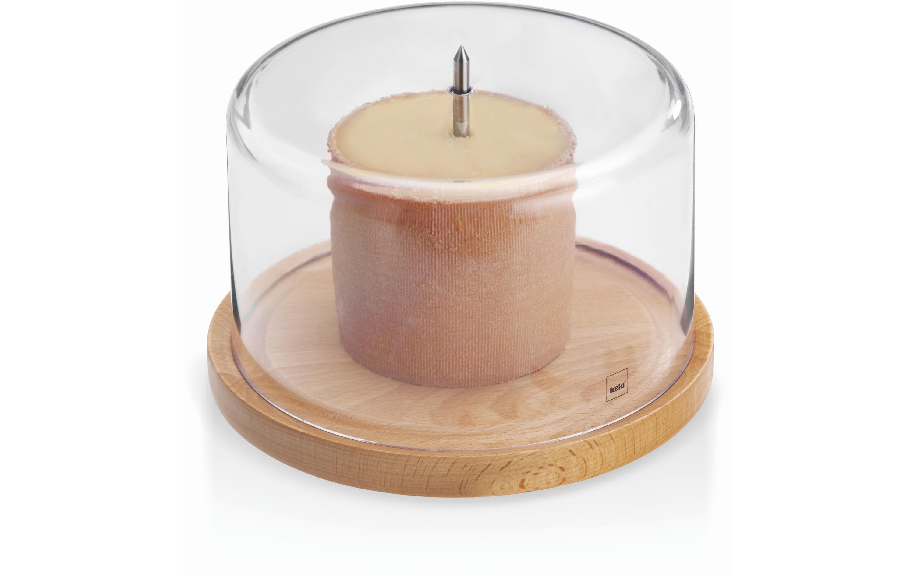 Kela Käsehobel mit Haube Braun