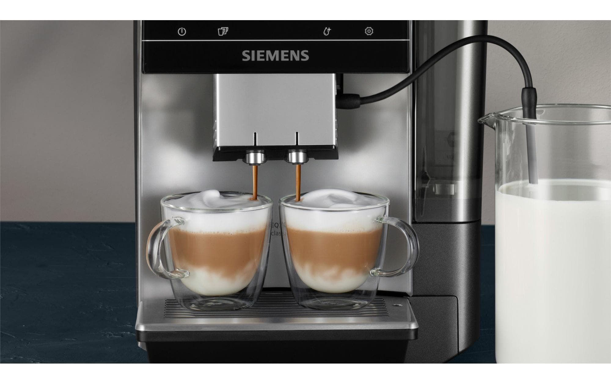 Siemens Kaffeevollautomat EQ700 Classic TP715D01 Braun Siemens Kaffeevollautomat EQ700 Classic TP715D01 Braun