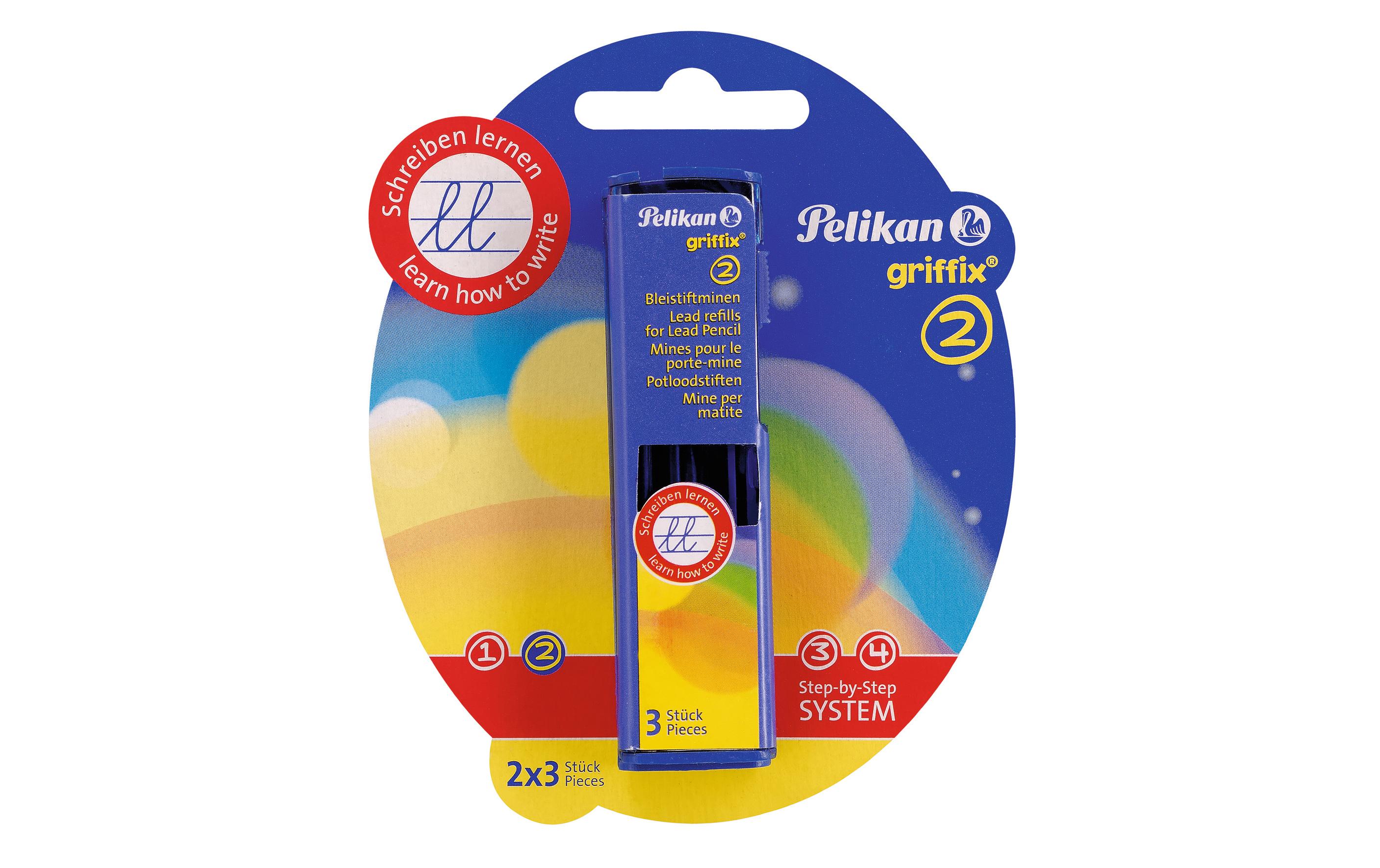 Pelikan Schreibmine Griffix Bleistiftmine HB, 2 x 3 Stk.