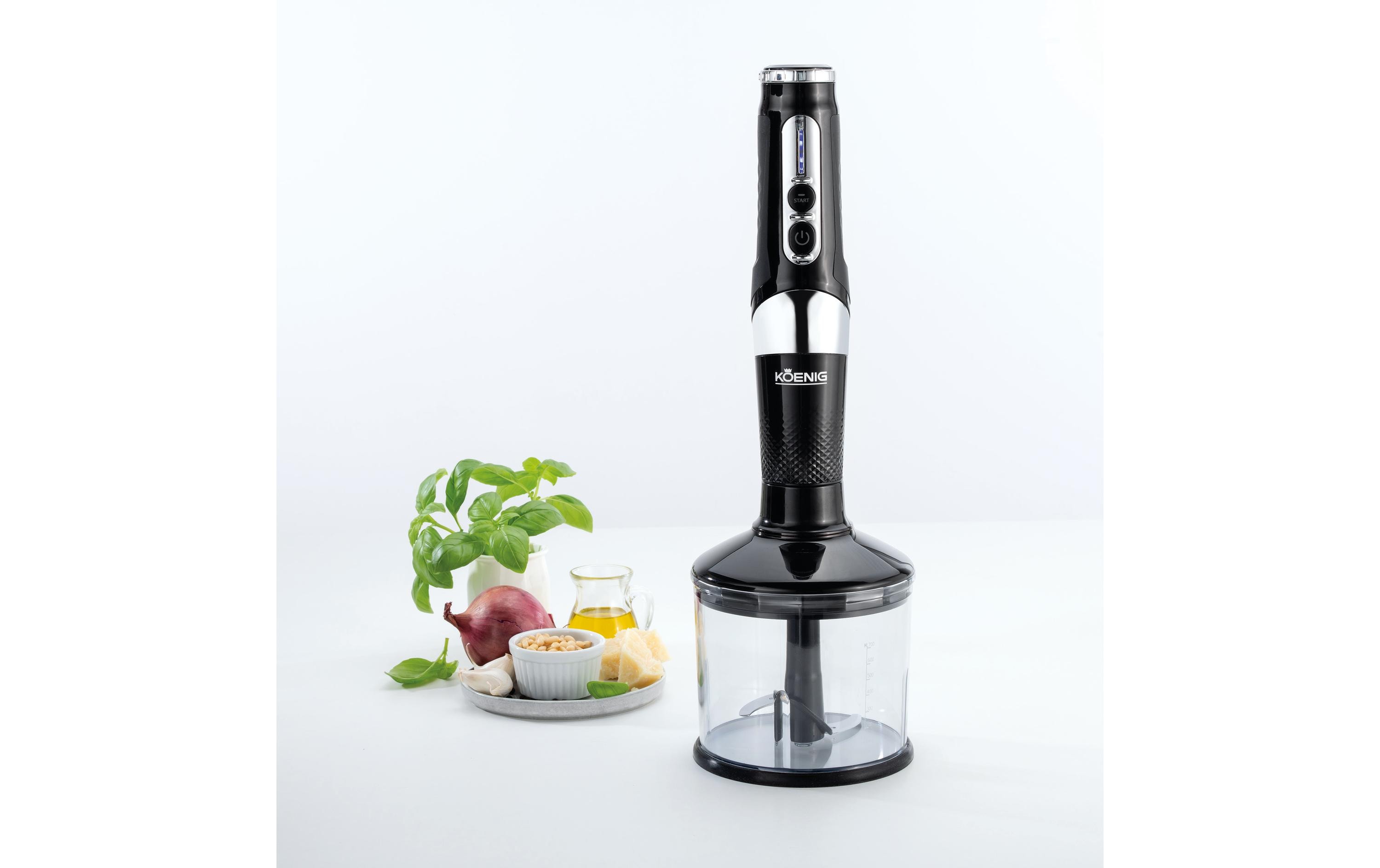Koenig Stabmixer B04117 Schwarz/Silber
