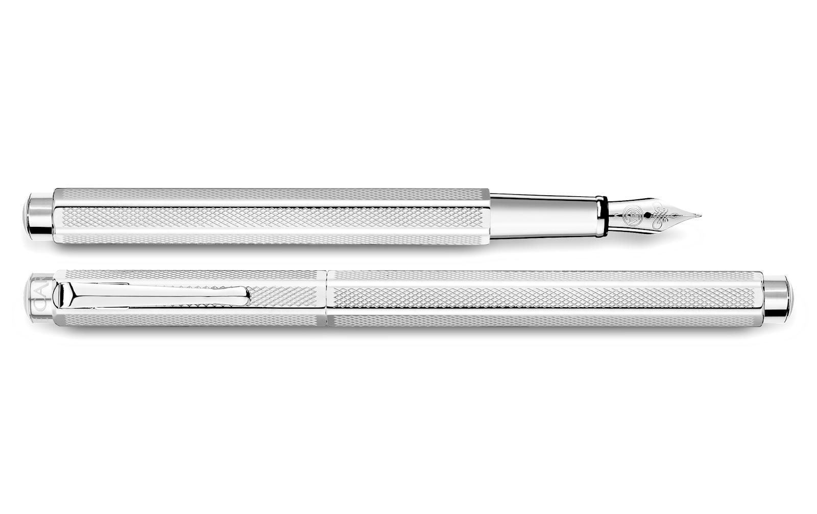 Caran d'Ache Füllfederhalter Ecridor Retro Medium (M), Silber Caran d'Ache Füllfederhalter Ecridor Retro Medium (M), Silber