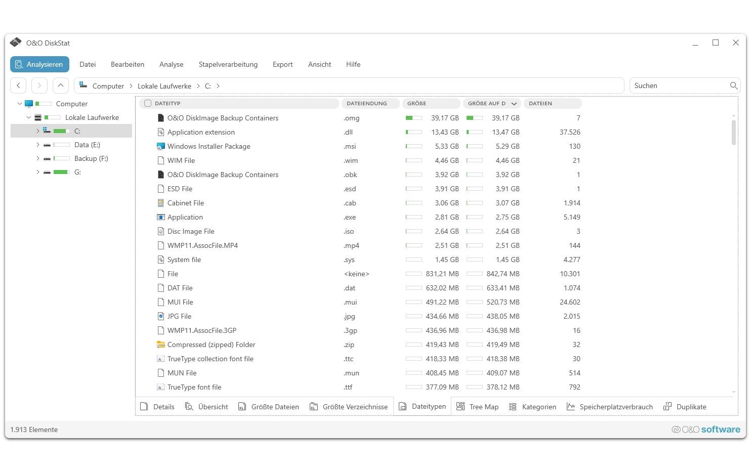 O&O Software DiskStat 4 ESD, Vollversion