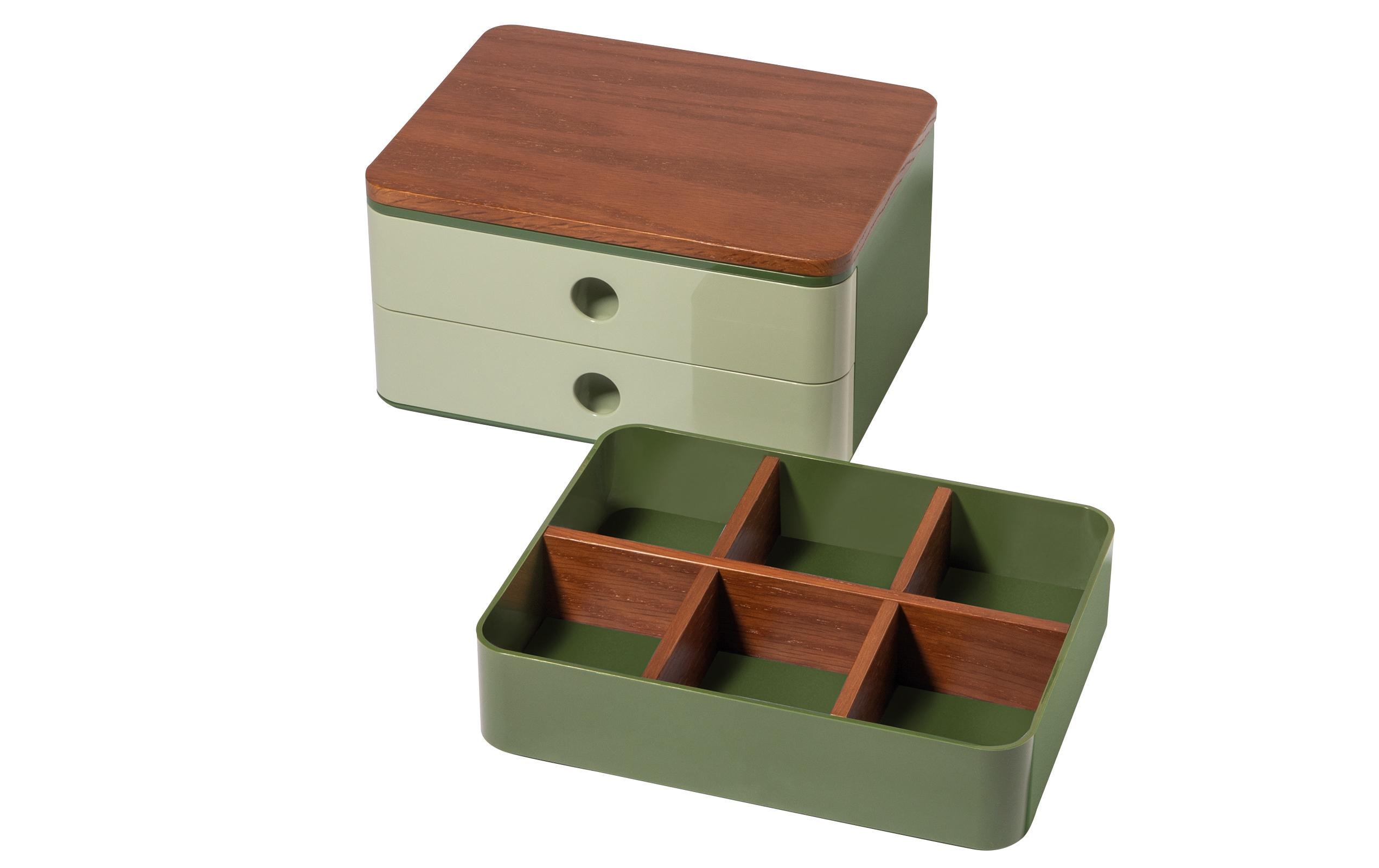 HAN Schubladenbox Allison Smart-Box Plus 2 Schubladen, Hellgrün