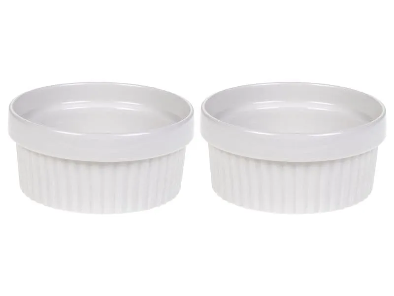 FURBER Auflaufform 2 Stück, Weiss FURBER Auflaufform 2 Stück, Weiss
