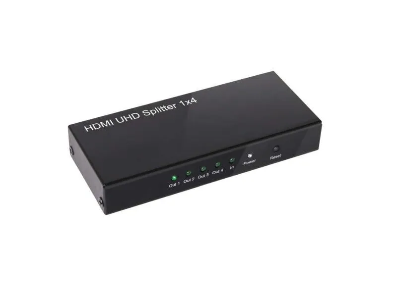Club 3D 4-Port Signalsplitter HDMI 2.0 UHD Splitter 4 Port Club 3D 4-Port Signalsplitter HDMI 2.0 UHD Splitter 4 Port
