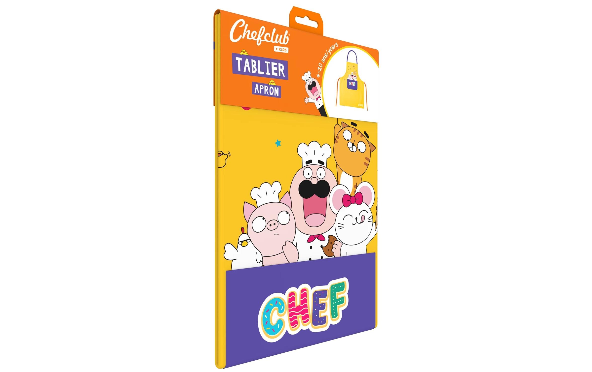 Chefclub Kochschürze mit Fronttasche Gelb
