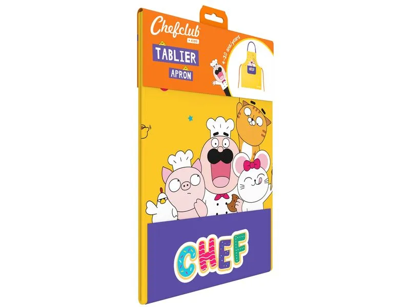 Chefclub Kochschürze mit Fronttasche Gelb Chefclub Kochschürze mit Fronttasche Gelb