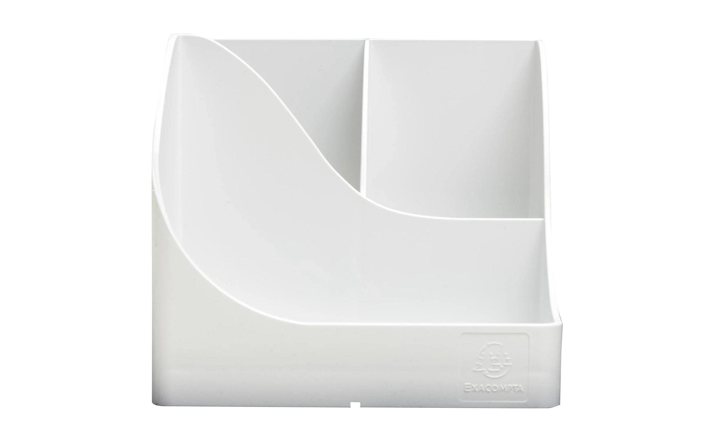 Exacompta Stiftehalter Pen Wave AutentiK, 5 Fächer, Weiss