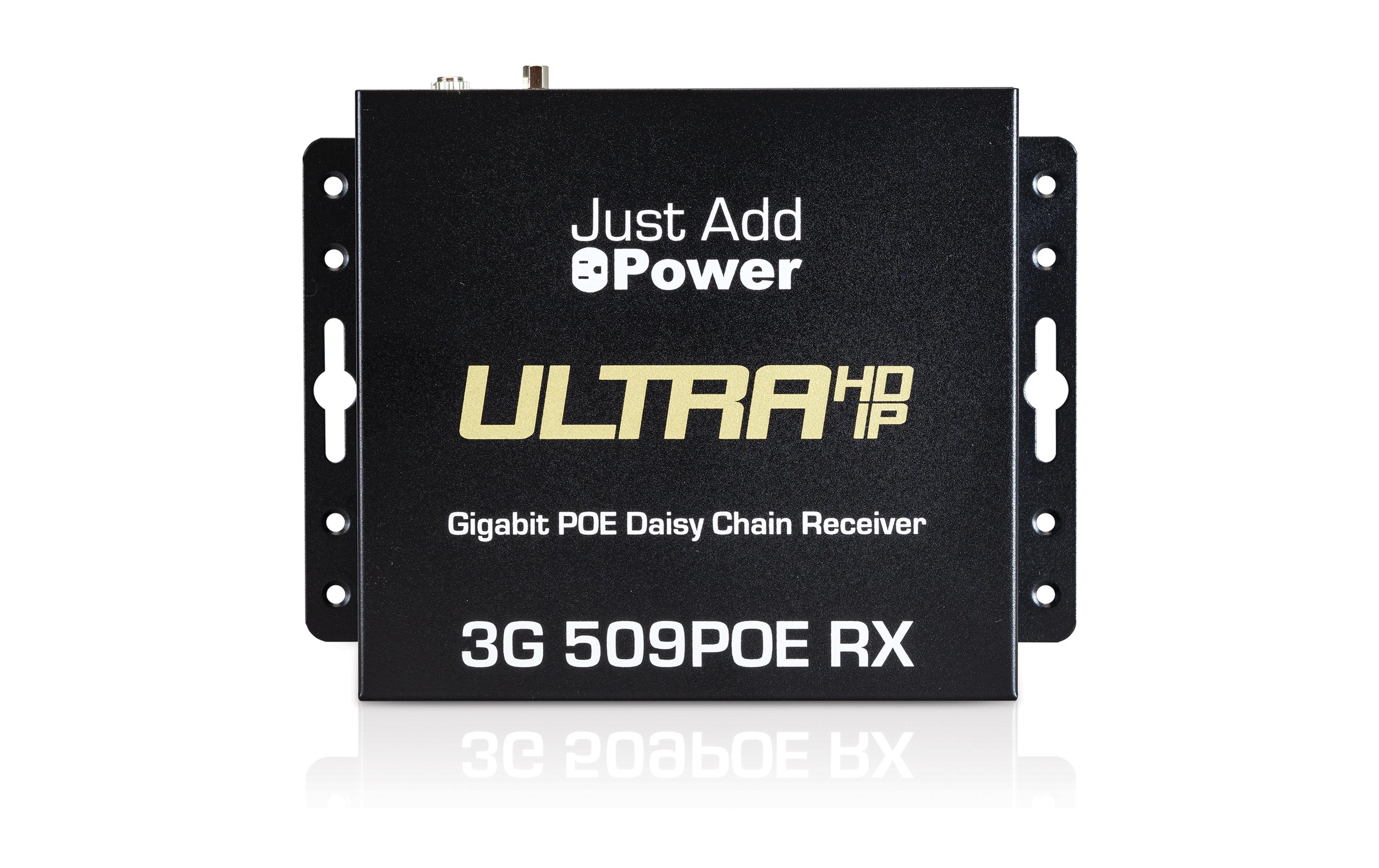 JUSTADDPOWER IP Receiver VBS-HDIP-509POE HDMI, PoE, Daisy-Chain, 4K