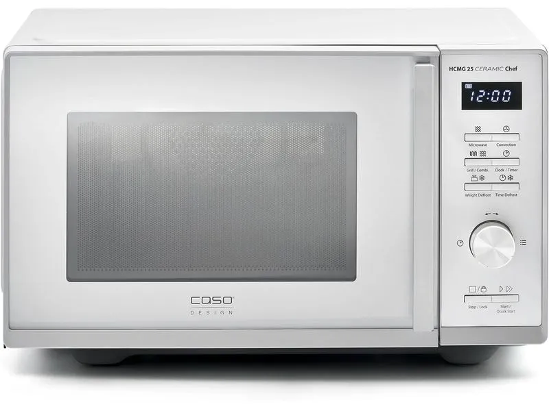 Caso Mikrowelle mit Grill HCMG 25 Ceramic Chef Silber