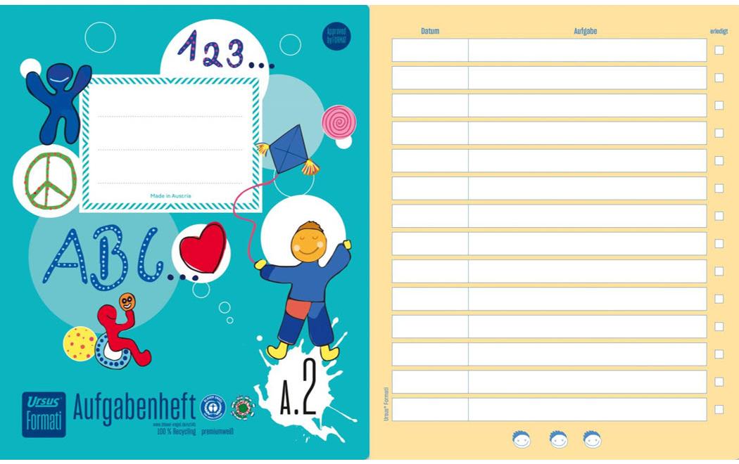 Formati Hausaufgabenheft A.2 mit Wochenplan, 20 Blatt Formati Hausaufgabenheft A.2 mit Wochenplan, 20 Blatt