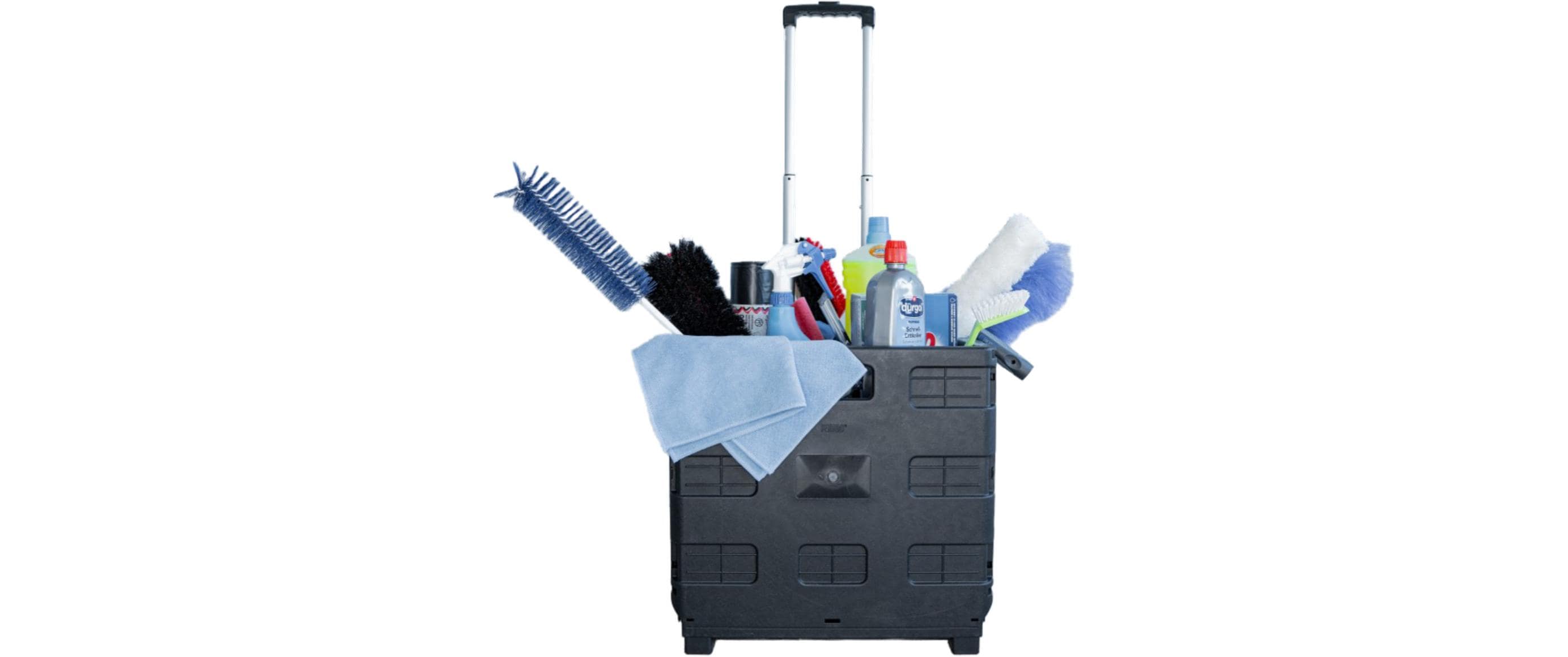 Edi Baur Faltbare Klappbox auf Rollen 45 L