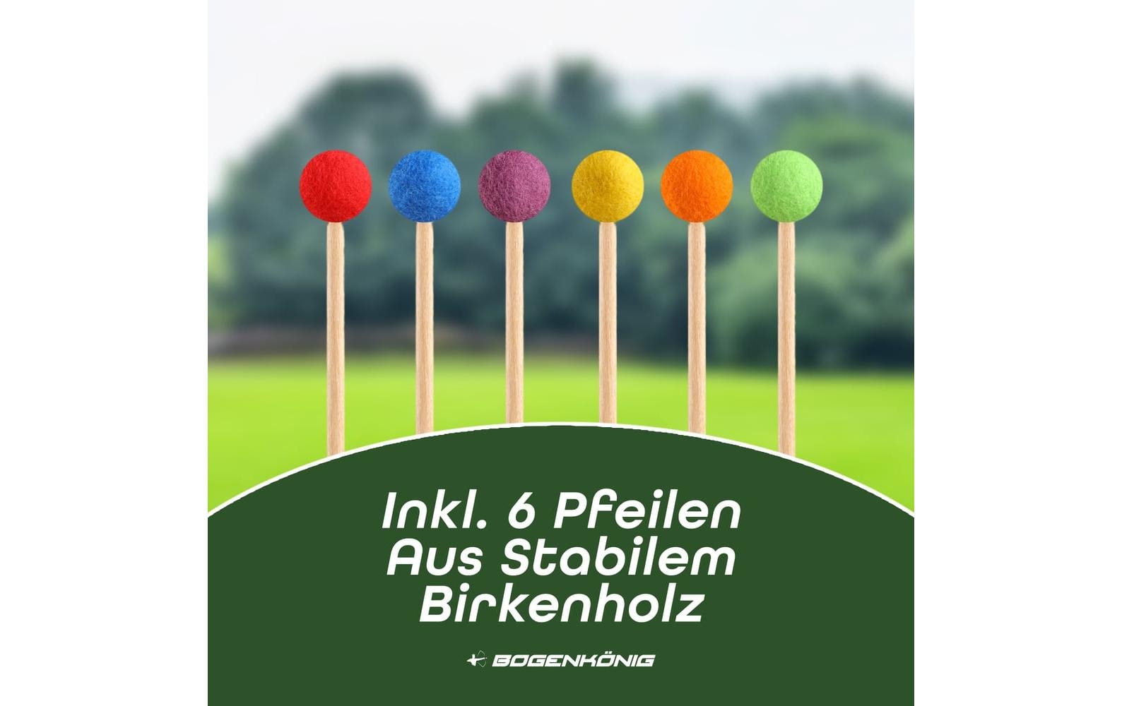 Bogenkönig Bogenschiess-Set 12-teilig