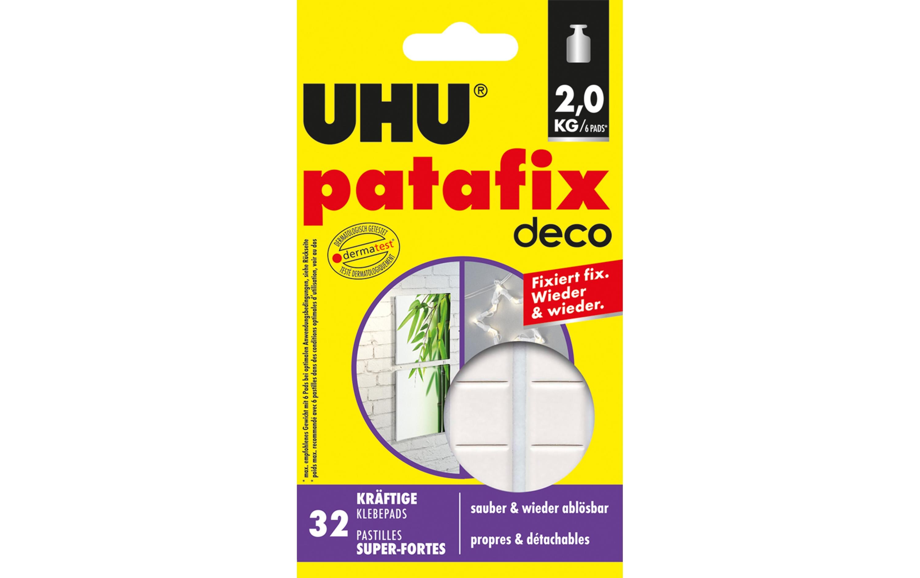UHU Klebepad Patafix Homedeco 32 Stück