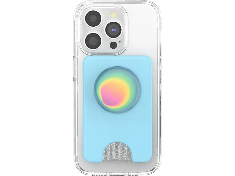 PopSockets PopWallet + Magsafe Butterfly Pea Blue Boca Aura PopSockets PopWallet + Magsafe Butterfly Pea Blue Boca Aura