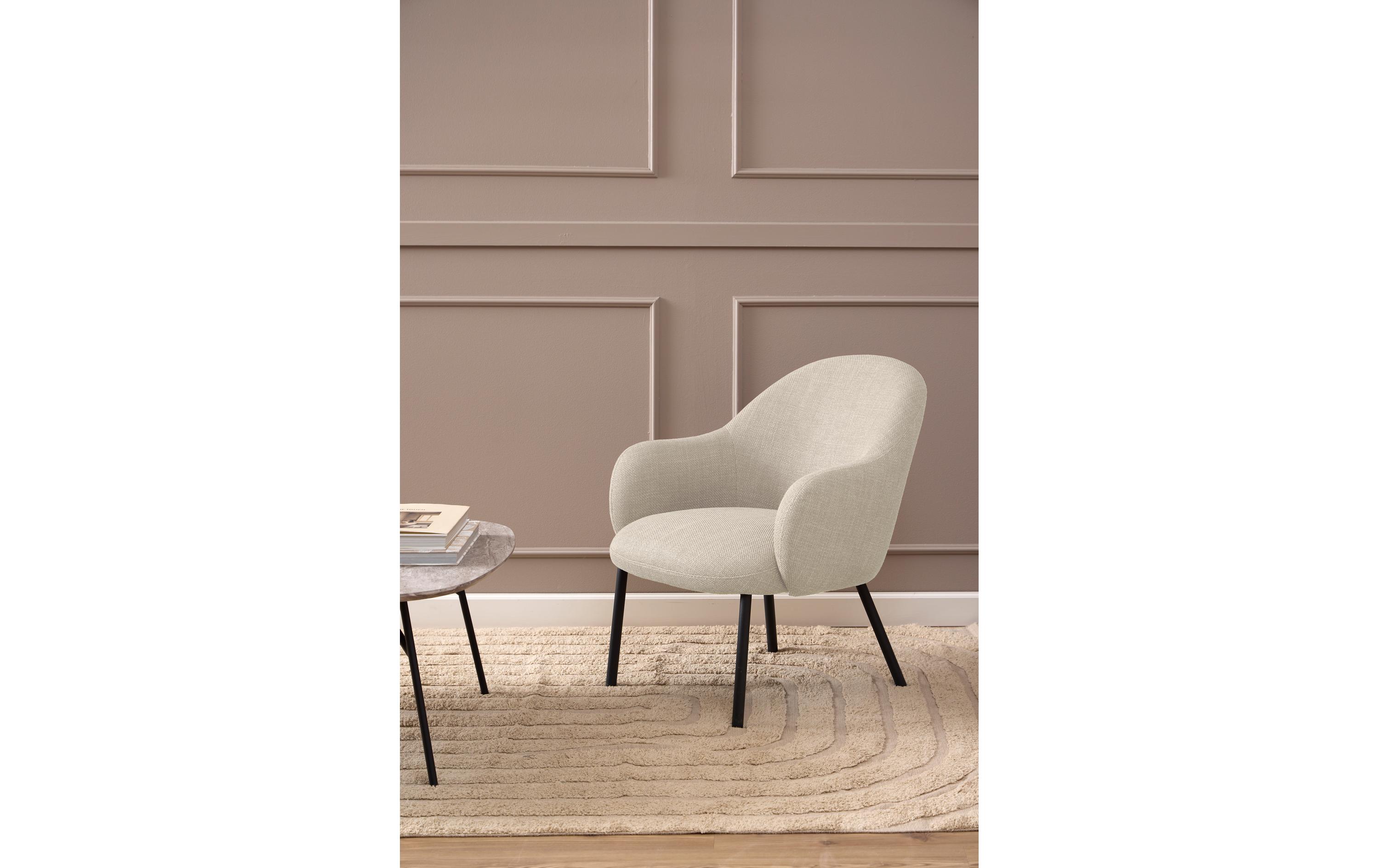 AC Design Sessel Spencer Polyurethan (PU)/Stahl, Beige