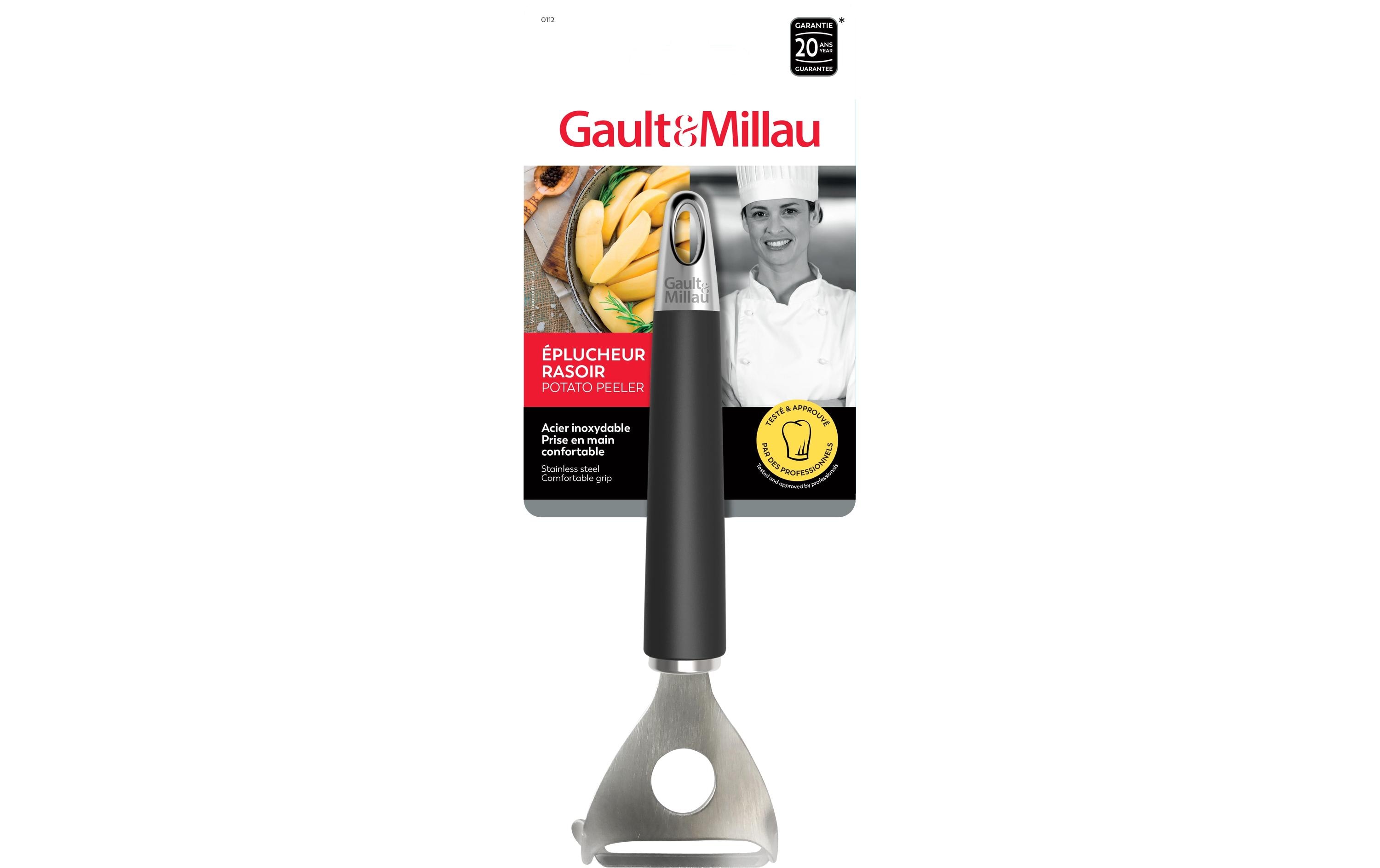 Gault Millau Pendelschäler Silber / Schwarz