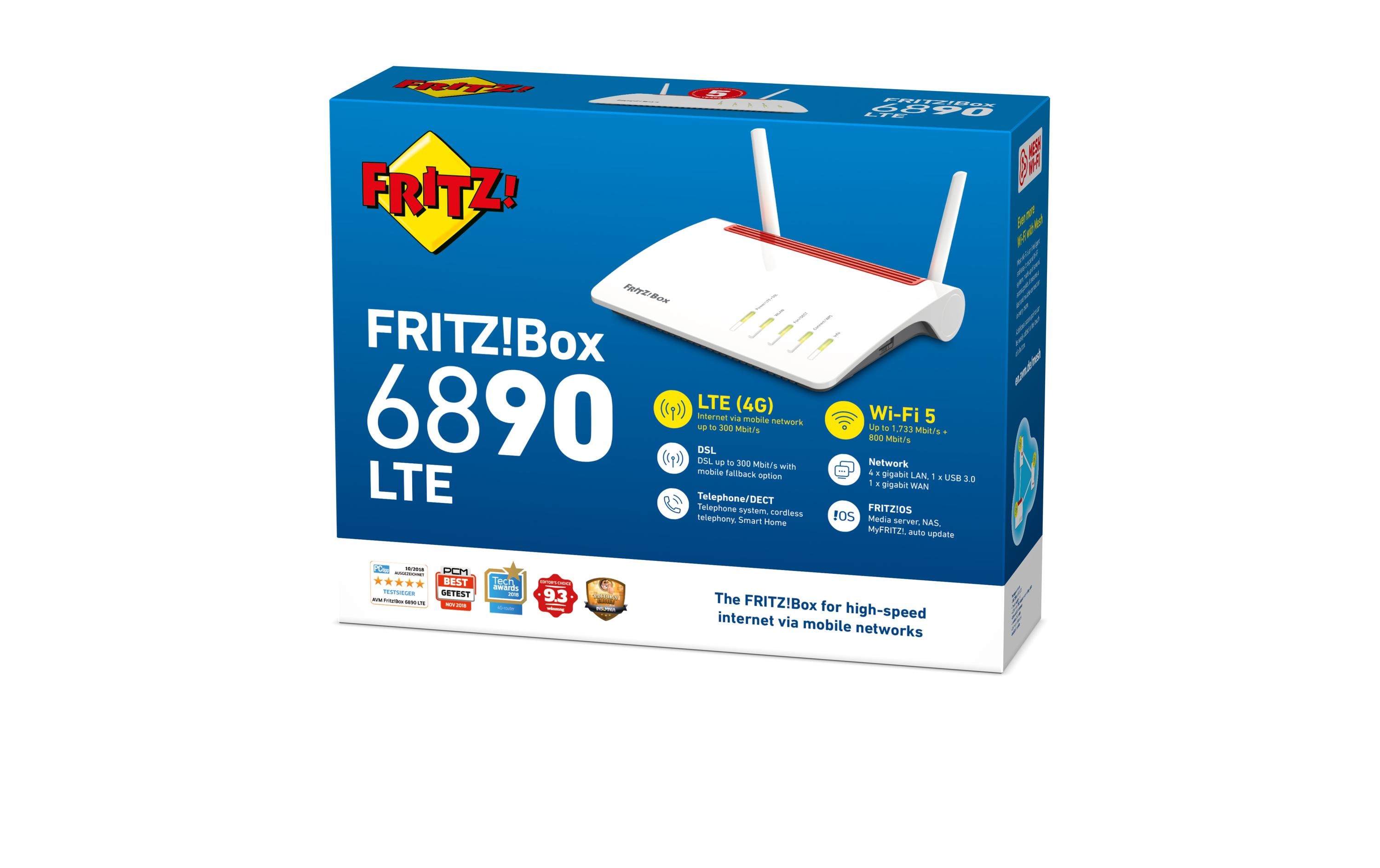 AVM LTE-Router FRITZ!Box 6890 LTE International AVM LTE-Router FRITZ!Box 6890 LTE International