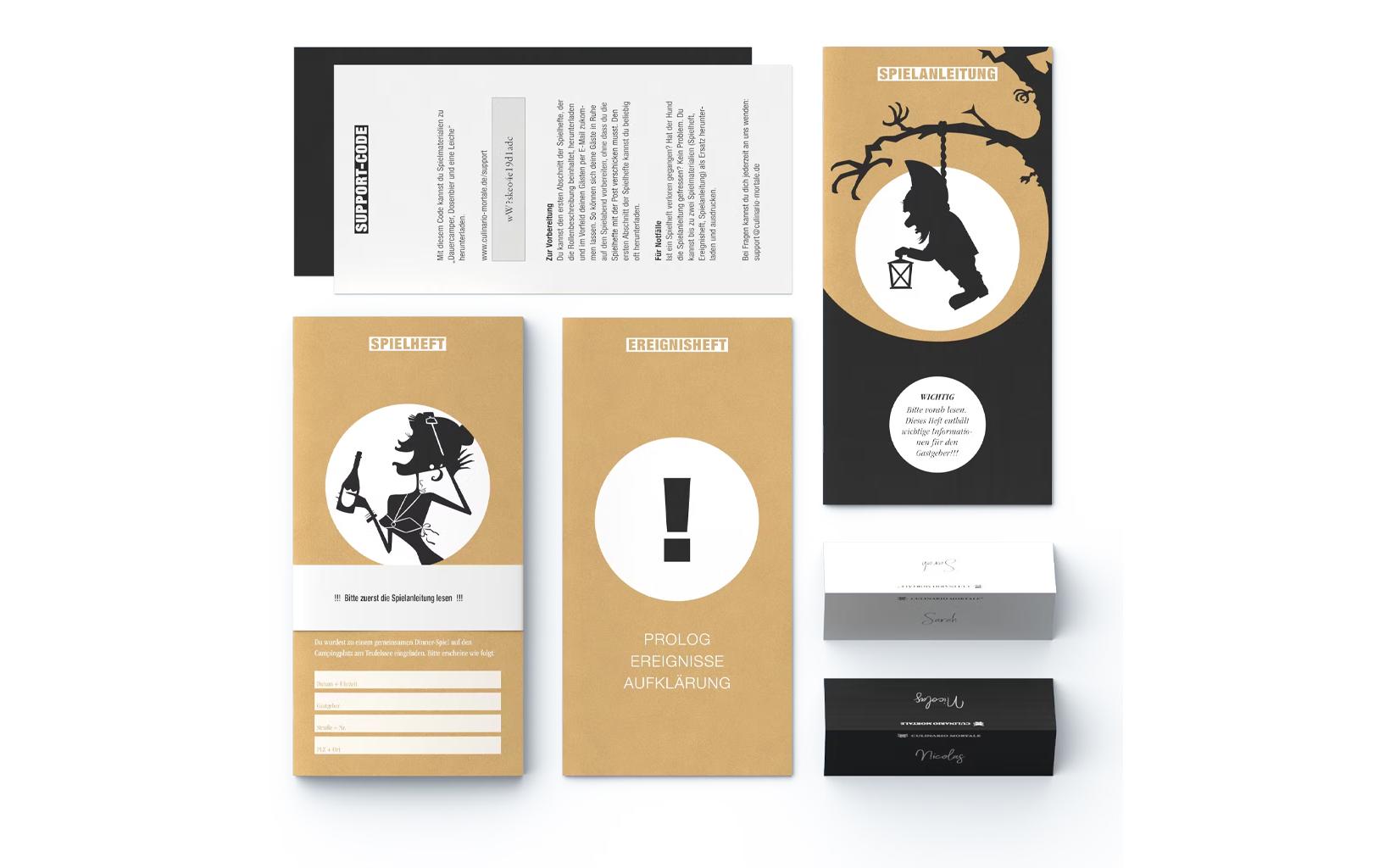 Culinario Mortale Partyspiel Dauercamper, Dosenbier und eine Leiche