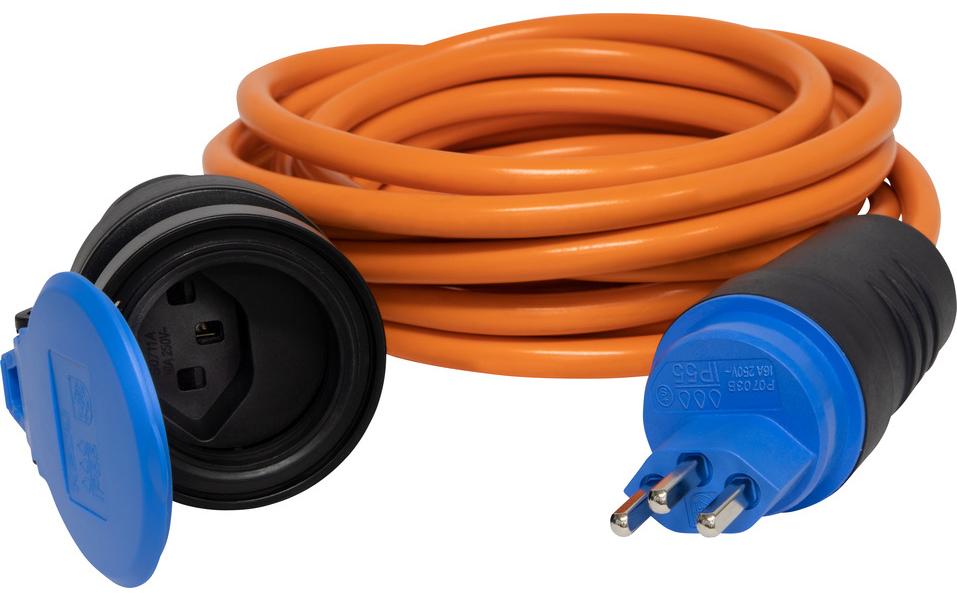 Brennenstuhl Verlängerungskabel 10 m T23 - T23 Orange