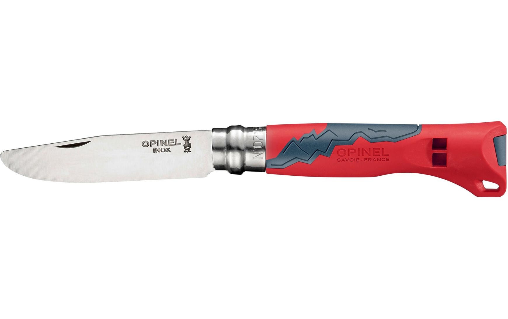 opinel Kindermesser N°7 Outdoor junior Rot