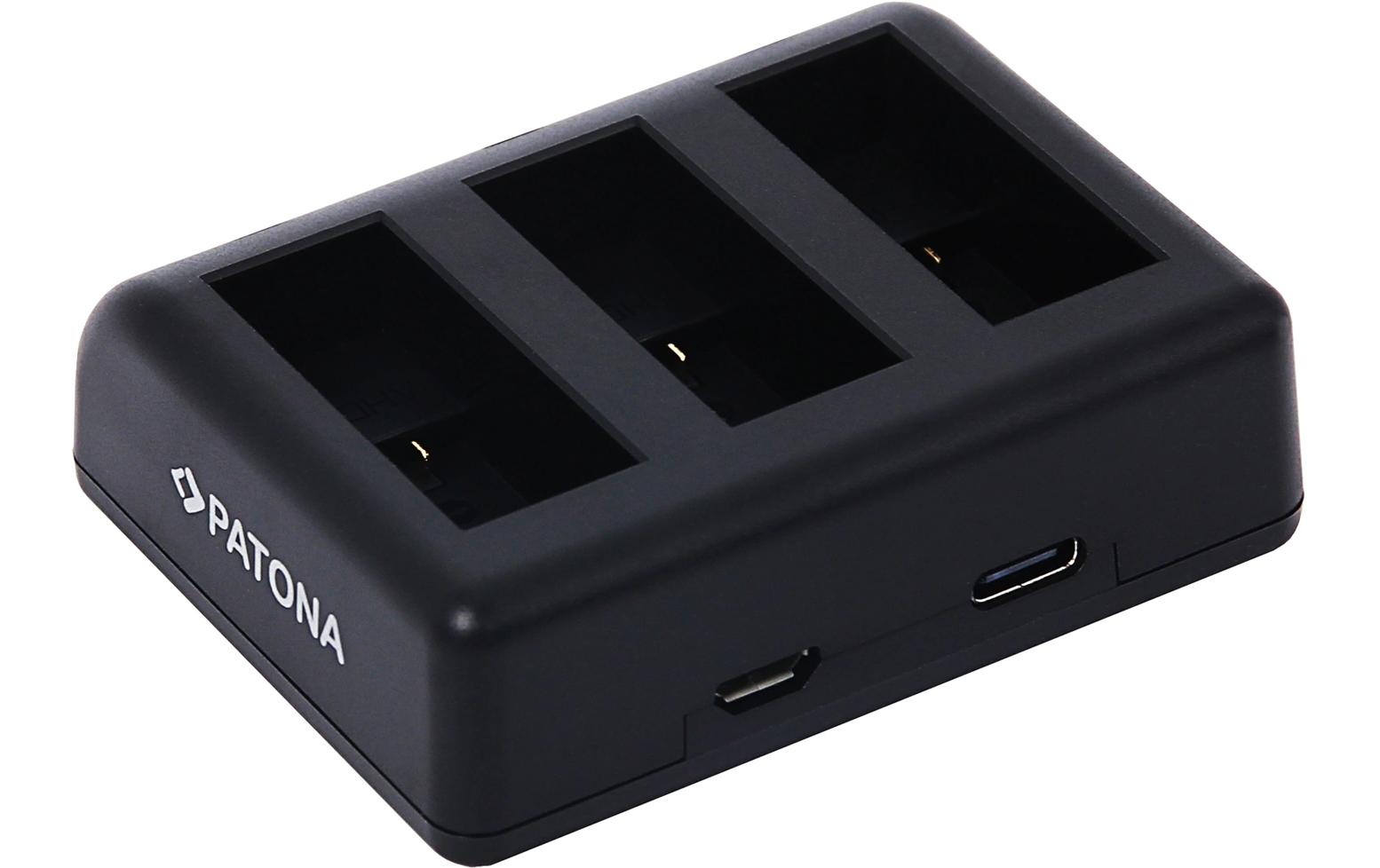 Patona Ladegerät für GoPro Hero 9, Hero 10 und Hero 11