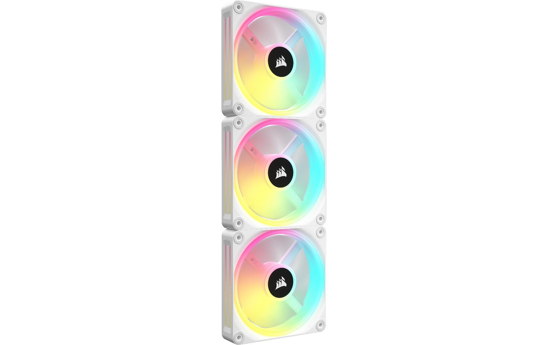 Corsair PC-Lüfter iCUE QX120 RGB Starter Kit Weiss Corsair PC-Lüfter iCUE QX120 RGB Starter Kit Weiss