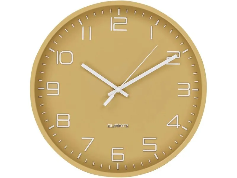 House Nordic Wanduhr Rosolini Ocker House Nordic Wanduhr Rosolini Ocker