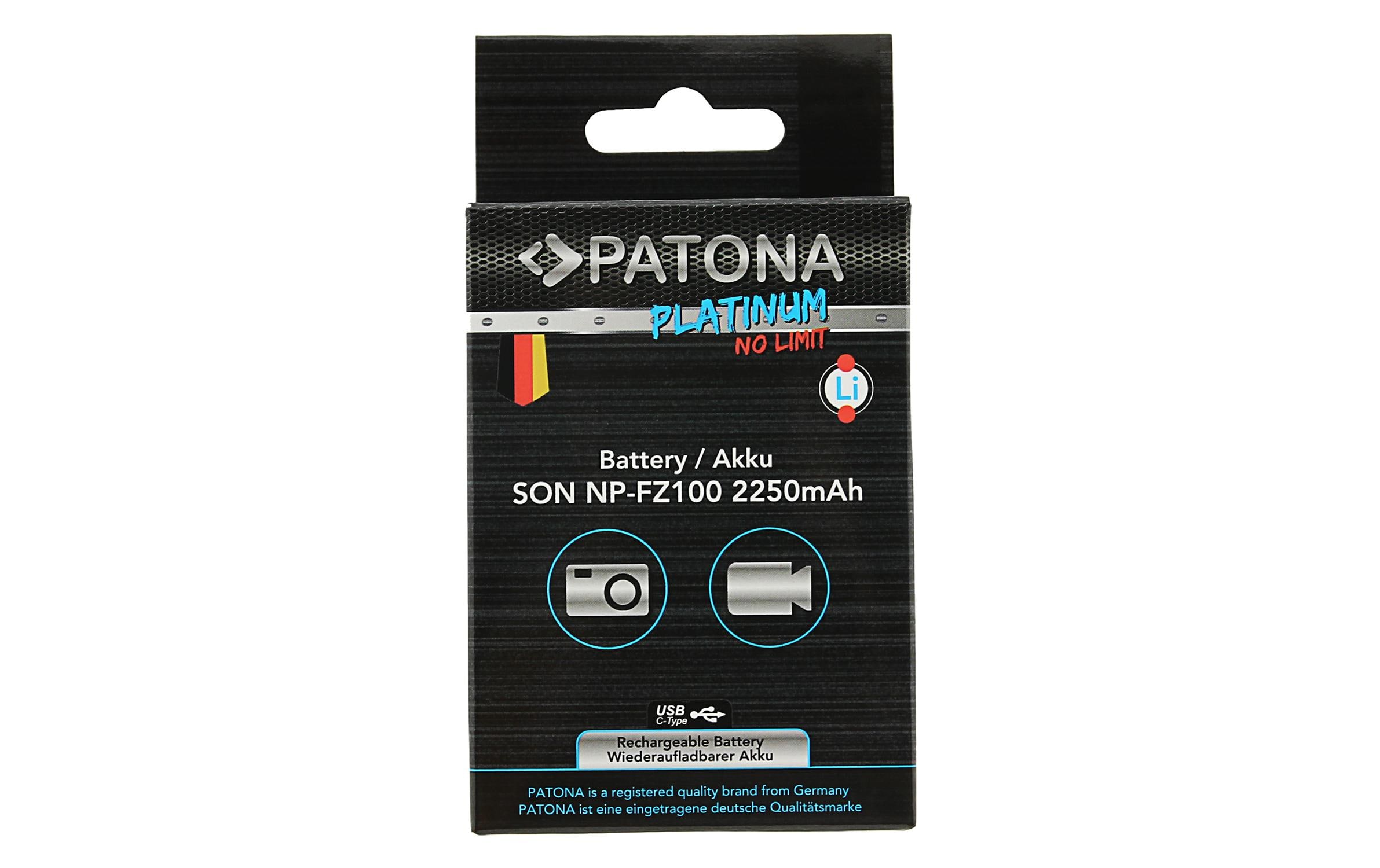 Patona Platinum Akku für Sony NP-FZ100 A7 III