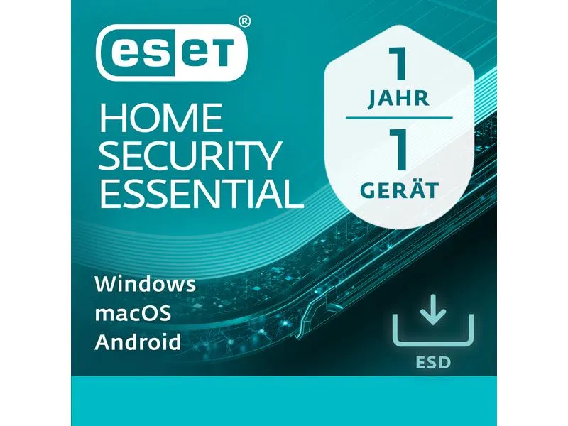 ESET HOME Security Essential ESD, Vollversion, 1 User, 1 Jahr