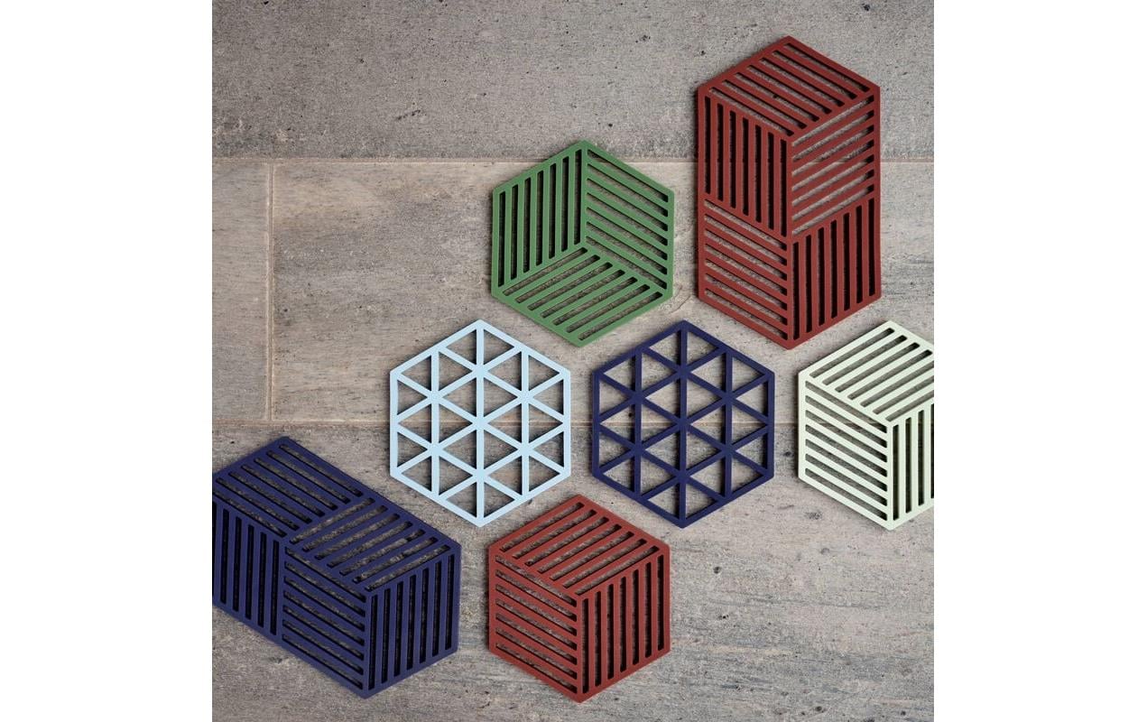 Zone Denmark Topfuntersetzer Triangles Hellblau