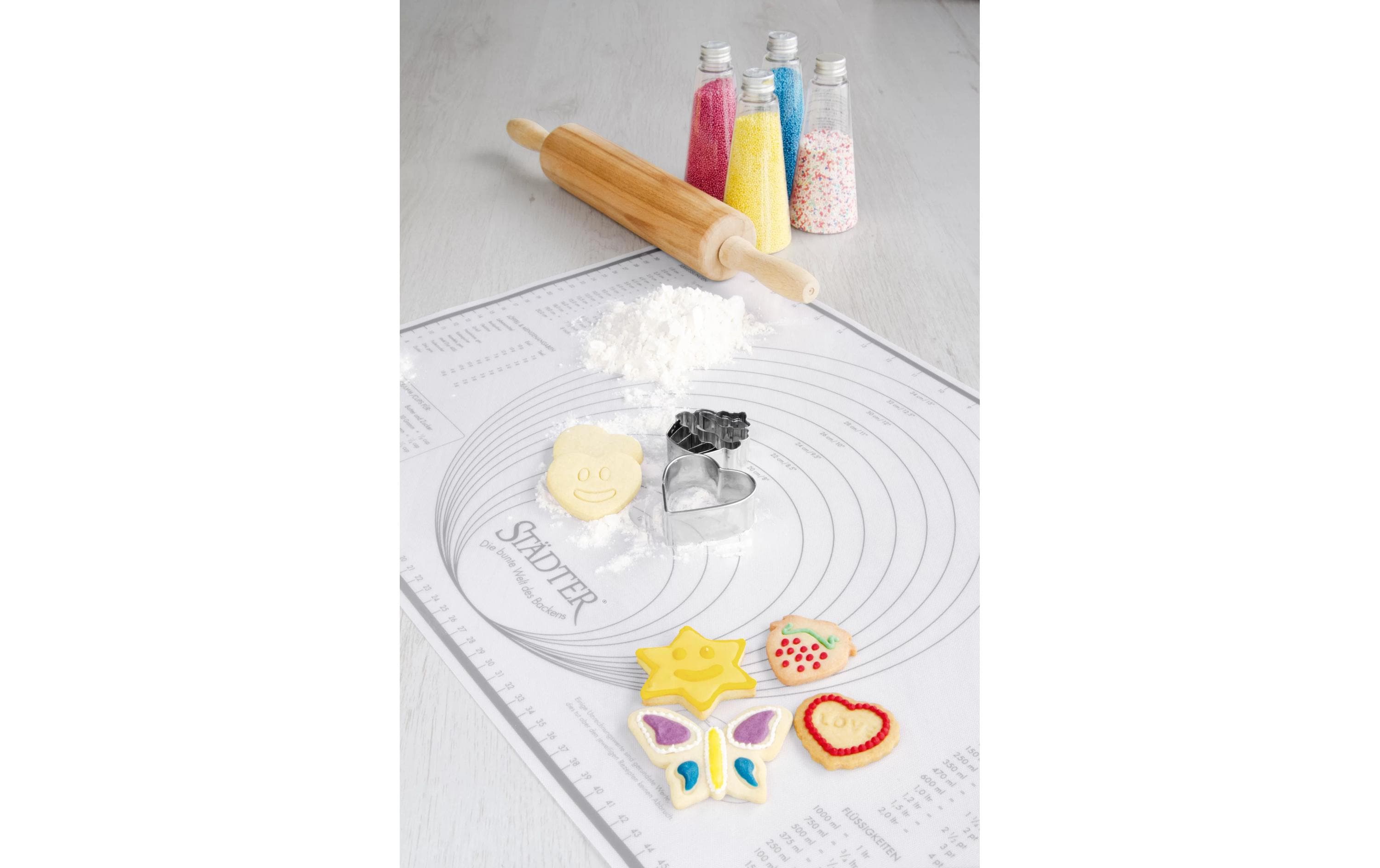 Städter Backmatte 60 x 40 cm 1 Stück, Weiss, 60 x 40 cm