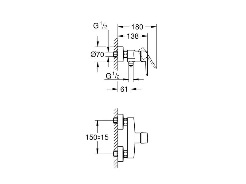 GROHE Start Metall Schwarz matt GROHE Start Metall Schwarz matt