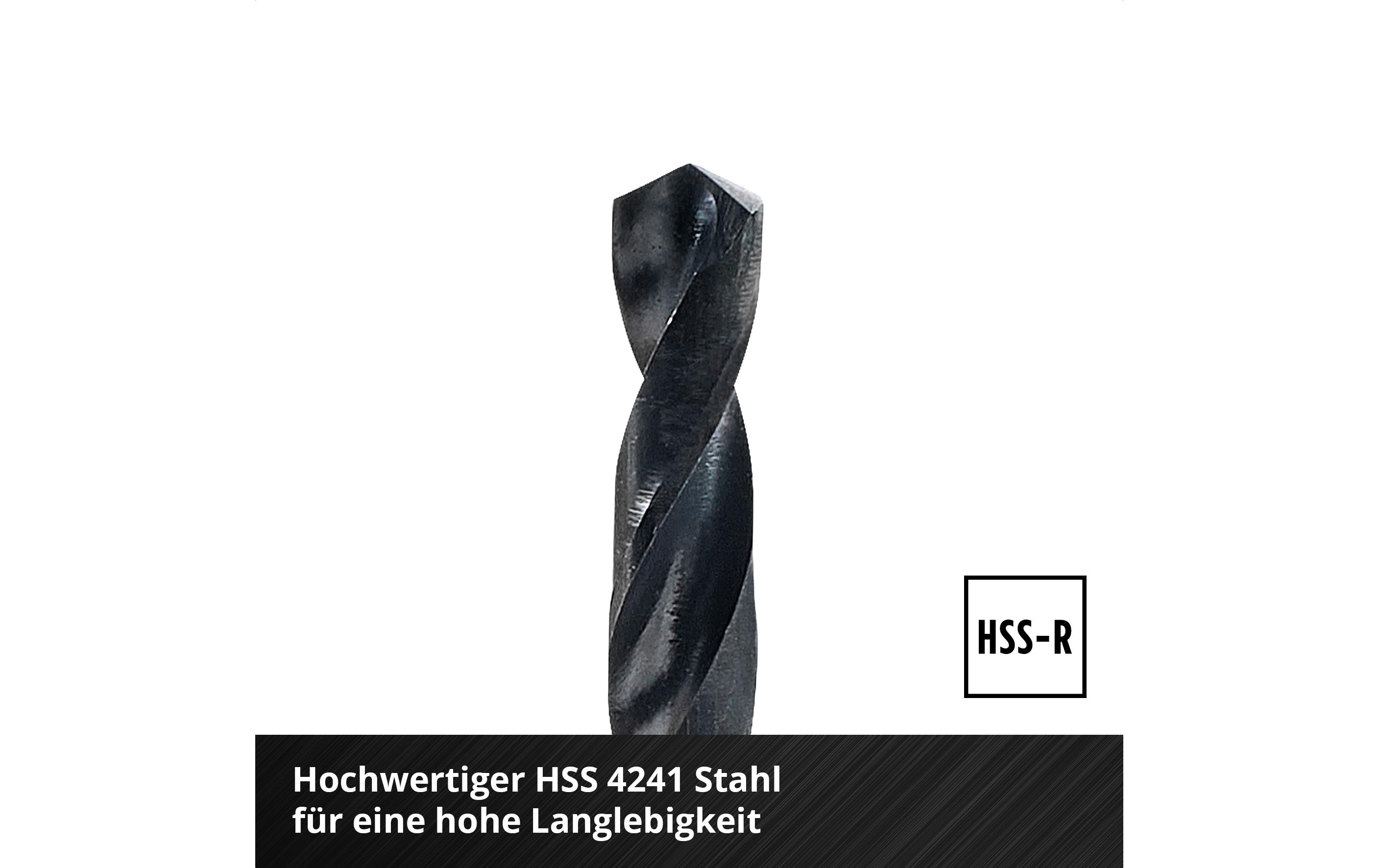 Einhell Metallbohrer-Set HSS-R 6tlg LS