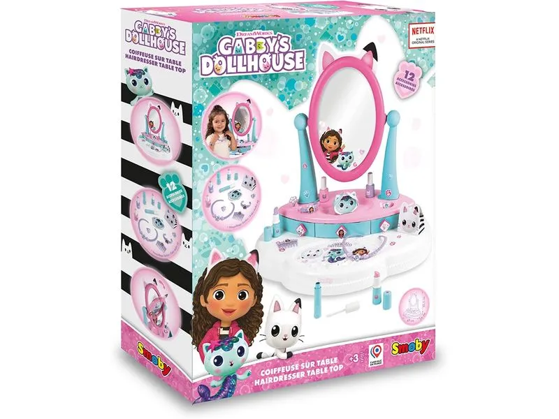 Smoby Beauty Gabbys Dollhouse Frisiertischset