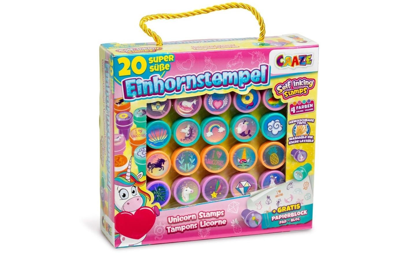 Craze Einhornstempel 20 Stück Craze Einhornstempel 20 Stück