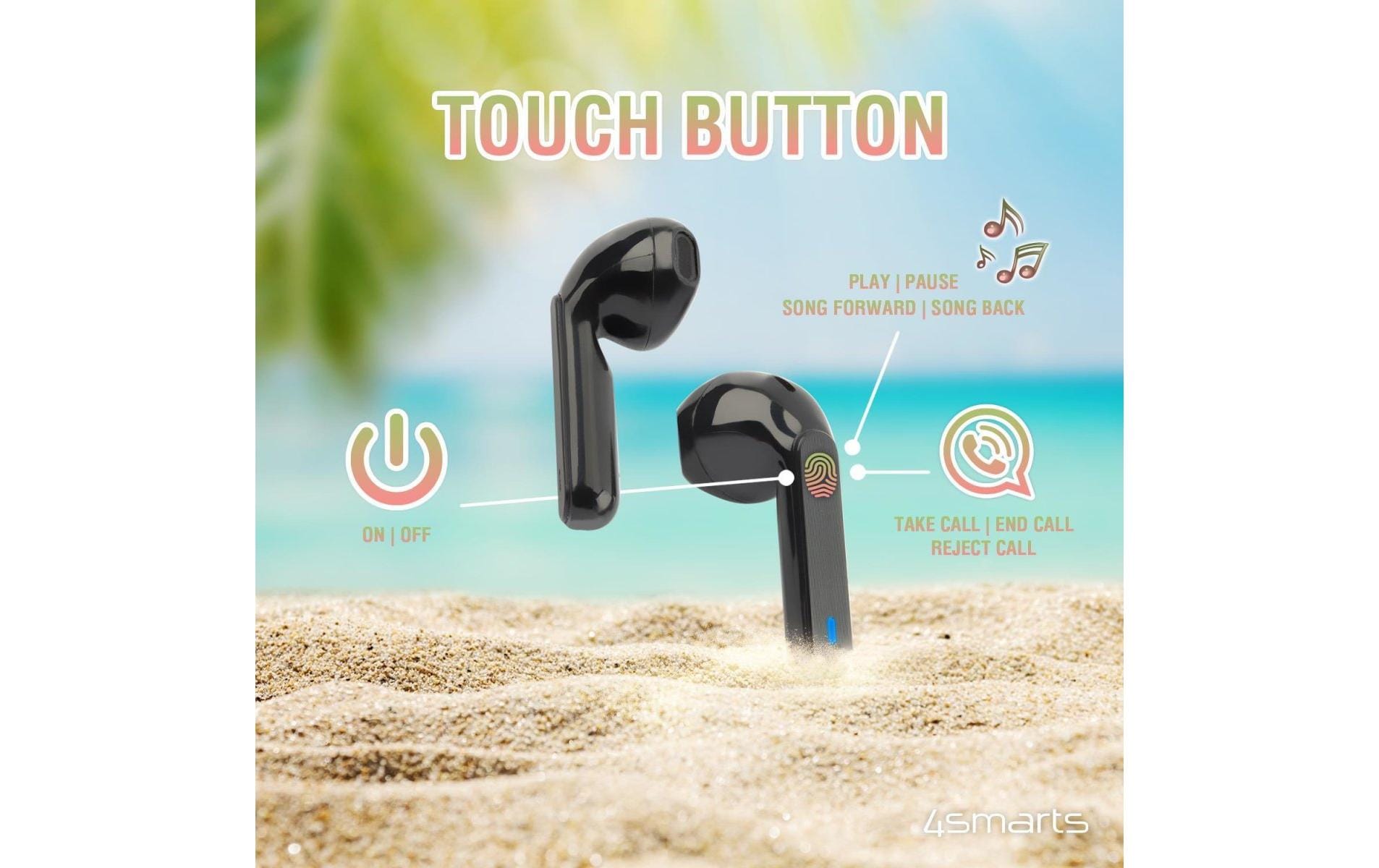 4smarts True Wireless In-Ear-Kopfhörer Eara Twin Weiss