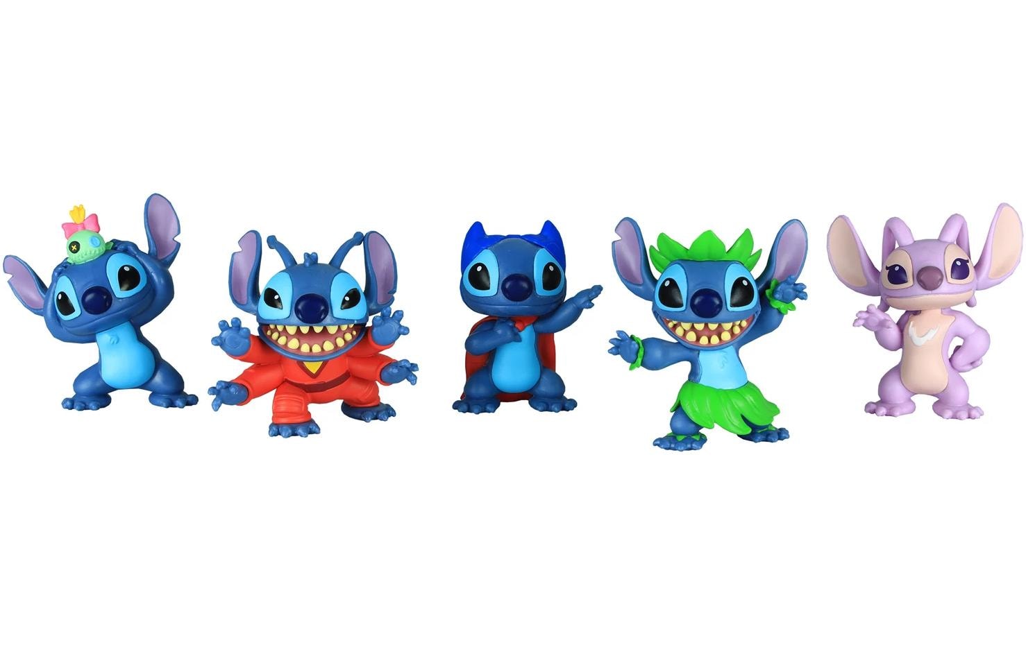 Stitch Figur Disney Stitch 5er Set 8 cm