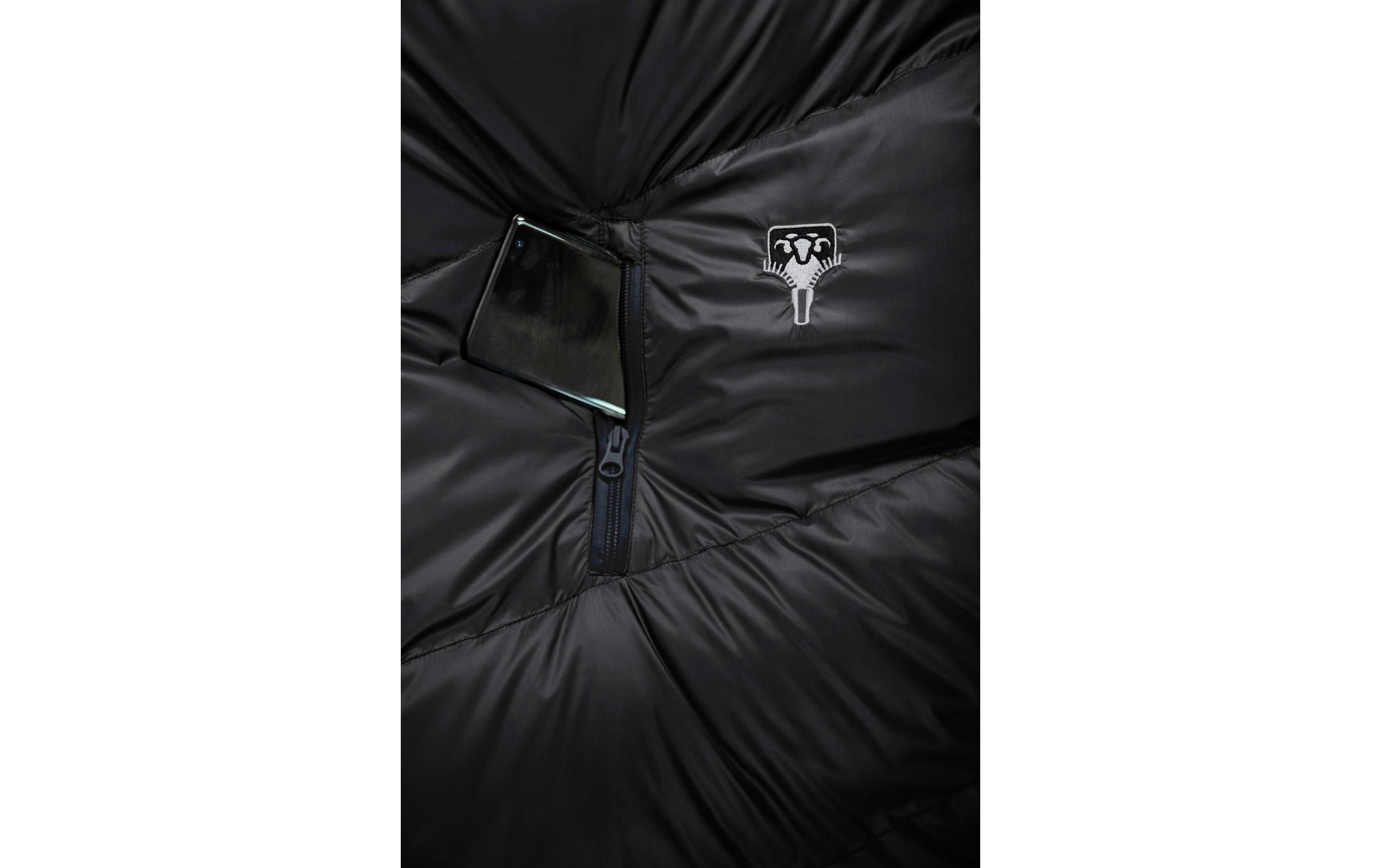 Grüezi Bag Schlafsack DownWool Subzero 2.0 -8 °C 175 cm, Schwarz