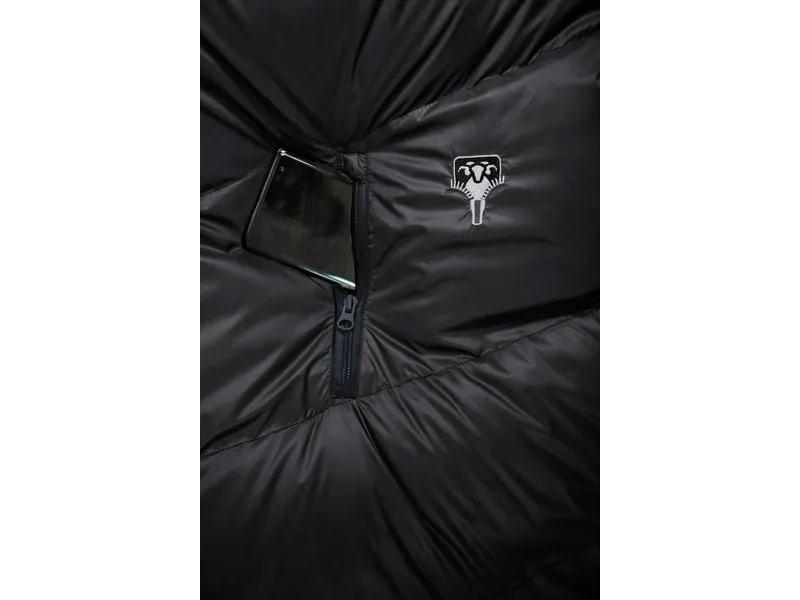 Grüezi Bag Schlafsack DownWool Subzero 2.0 -8 °C 175 cm, Schwarz
