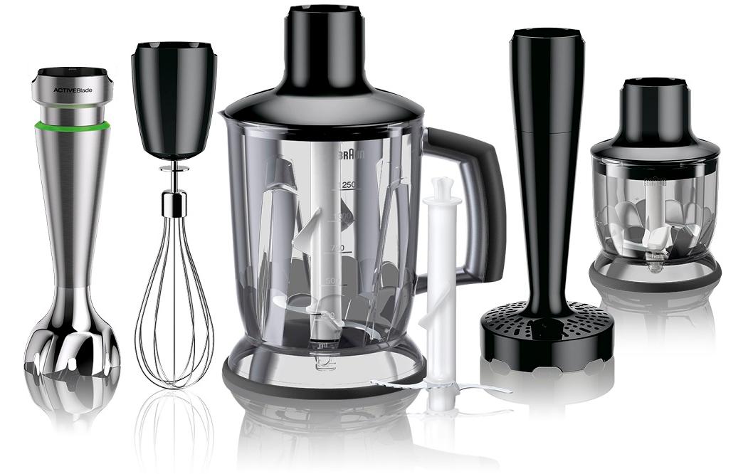 Braun Stabmixer MultiQuick 9 MQ9147X Schwarz/Silber