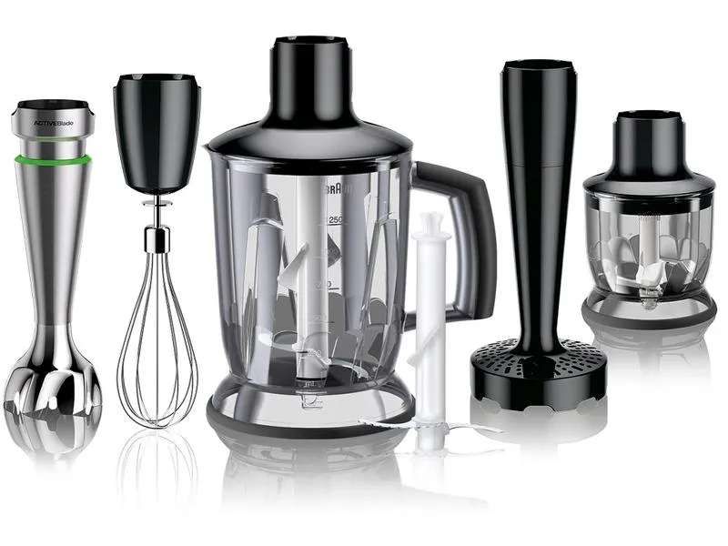 Braun Stabmixer MultiQuick 9 MQ9147X Schwarz/Silber Braun Stabmixer MultiQuick 9 MQ9147X Schwarz/Silber