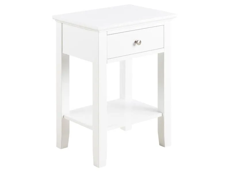 AC Design Nachttisch Linnea Weiss, 45 x 34 x 62.8 cm AC Design Nachttisch Linnea Weiss, 45 x 34 x 62.8 cm