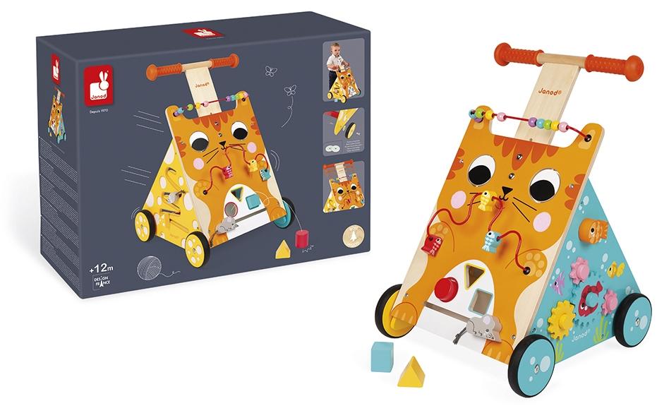 Janod Lauflernwagen Katze Multi-Activity Janod Lauflernwagen Katze Multi-Activity