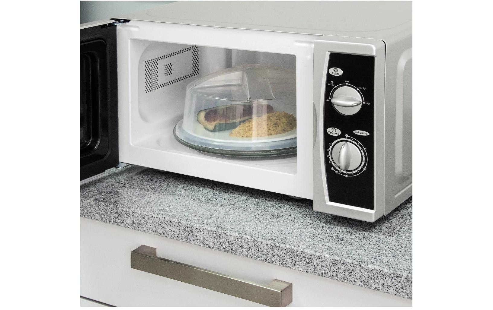 Xavax Mikrowellenhaube S-Capo, 22 cm, Transparent