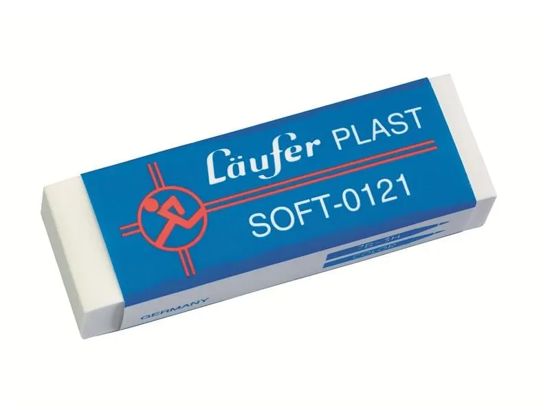 Läufer Radiergummi Soft 0121 Weiss Läufer Radiergummi Soft 0121 Weiss